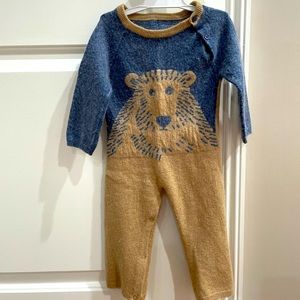 Adorable Cashmere Unisex Baby Coverall from Bloomingdales, sz 9-12 months